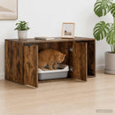 Kattebur møbel Røget eg 100 x 49 x 45 cm Konstrueret træ