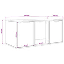 Kattebur møbel Sonoma-eg 100 x 49 x 45 cm Konstrueret træ