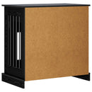 Hundekasse møbel Sort eg 80 x 47,5 x 80 cm Konstrueret træ
