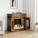 Hundekasse møbel Røget eg 80 x 47,5 x 80 cm Konstrueret træ