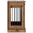 Hundekasse møbel Gammelt træ 80 x 47,5 x 80 cm Konstrueret træ