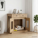 Hundekasse møbel Artisan-eg 80 x 47,5 x 80 cm Konstrueret træ