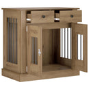Hundekasse møbel Artisan-eg 80 x 47,5 x 80 cm Konstrueret træ