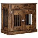 Hundekasse møbel Røget eg 90 x 47,5 x 80 cm Konstrueret træ