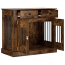 Hundekasse møbel Røget eg 90 x 47,5 x 80 cm Konstrueret træ