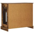 Hundekasse møbel Røget eg 90 x 47,5 x 80 cm Konstrueret træ