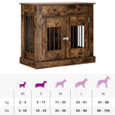 Hundekasse møbel Røget eg 90 x 47,5 x 80 cm Konstrueret træ