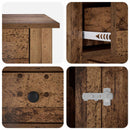 Hundekasse møbel Gammelt træ 90 x 47,5 x 80 cm Konstrueret træ