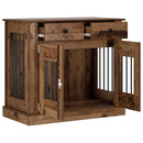 Hundekasse møbel Gammelt træ 90 x 47,5 x 80 cm Konstrueret træ