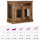 Hundekasse møbel Gammelt træ 90 x 47,5 x 80 cm Konstrueret træ