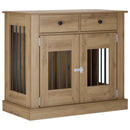 Hundekasse møbel Artisan-eg 90 x 47,5 x 80 cm Konstrueret træ