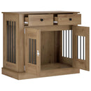 Hundekasse møbel Artisan-eg 90 x 47,5 x 80 cm Konstrueret træ