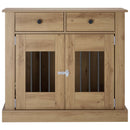 Hundekasse møbel Artisan-eg 90 x 47,5 x 80 cm Konstrueret træ