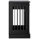 Hundekasse møbel Sort eg 50 x 47,5 x 80 cm Konstrueret træ