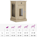 Hundekasse møbel Sonoma-eg 50 x 47,5 x 80 cm Konstrueret træ