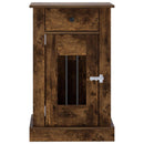 Hundekasse møbel Røget eg 50 x 47,5 x 80 cm Konstrueret træ