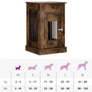 Hundekasse møbel Røget eg 50 x 47,5 x 80 cm Konstrueret træ