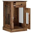 Hundekasse møbel Gammelt træ 50 x 47,5 x 80 cm Konstrueret træ