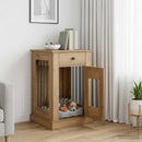 Hundekasse møbel Artisan-eg 50 x 47,5 x 80 cm Konstrueret træ