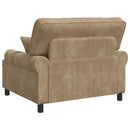 XXL-lænestol med hynder Beige 1,5 Linjer Stof