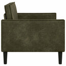 XXL lænestol Army Grøn Faux Suede Læder