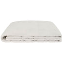 Vægtet tæppe Hvid 220 x 235 cm 11 kg 100% Bomuld 205T