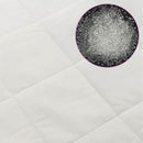Vægtet tæppe Hvid 138 x 200 cm 10 kg 100% Bomuld 205T