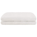 Vægtet tæppe Hvid 220 x 235 cm 11 kg 100% Bomuld 205T