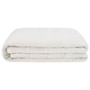 Vægtet tæppe Hvid 220 x 235 cm 11 kg 100% Bomuld 205T