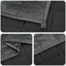 Vægtet tæppe Antracit 120 x 180 cm 5 kg 100% Bomuld 205T