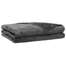 Vægtet tæppe Antracit 120 x 180 cm 5 kg 100% Bomuld 205T