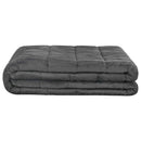 Vægtet tæppe Antracit 120 x 180 cm 5 kg 100% Bomuld 205T