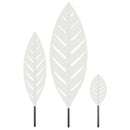 Have Stake 3 stk. 116,5 x 35 x 3 cm Hvid Stål