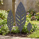 Have Stake 3 stk. 116,5 x 35 x 3 cm Antracit Stål