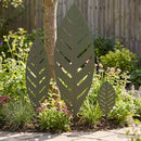 Have Stake 3 stk. 116,5 x 35 x 3 cm Olivengrøn Stål