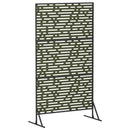 Privatlivsskærm 100 x 50 x 180 cm Stål Olivengrøn