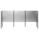 Skjuler til affaldsbeholder 249 x 85 x 113 cm Galvaniseret stål