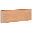 Højbed Brun 200 x 30 x 72 cm WPC og Aluminium