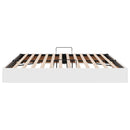 Ottoman Sengestel Ren Hvid 200 x 200 cm Faux læder
