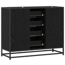 Sideboard Sort eg 92 x 35 x 76 cm Konstrueret træ