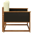 Udendørs Mellem Sofa Naturfarvet