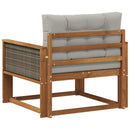 Udendørs Mellem Sofa Naturfarvet