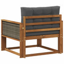 Udendørs Mellem Sofa Naturfarvet