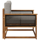 Udendørs Mellem Sofa Naturfarvet