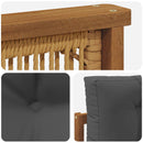 Udendørs Mellem Sofa Naturfarvet
