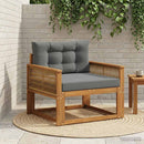 Udendørs Mellem Sofa Naturfarvet