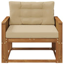 Udendørs Mellem Sofa Naturfarvet