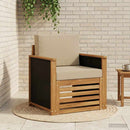 Udendørs Mellem Sofa Naturfarvet