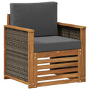 Udendørs Mellem Sofa Naturfarvet