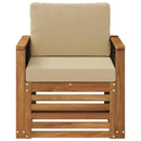 Udendørs Mellem Sofa Naturfarvet